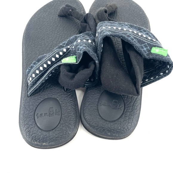 Sanuk Yoga Sling Aztec Printed Flip Flop Comfort Sandals - Picture 3 of 5